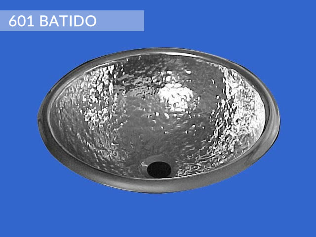 Piletas para Baño Sobremesada de Acero Inoxidable 601