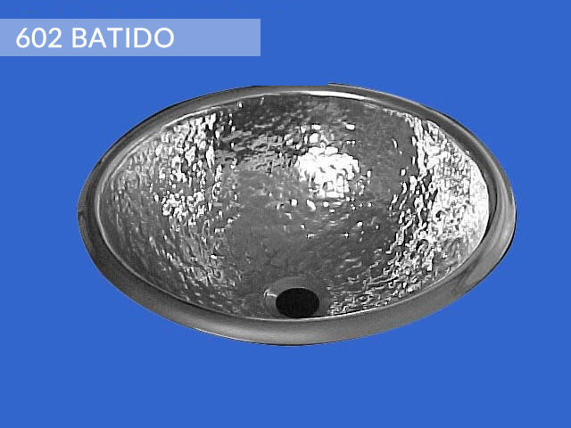 Piletas para Baño Sobremesada de Acero Inoxidable 602