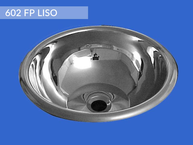 Piletas para Baño Bajomesada de Acero Inoxidable 602 FP