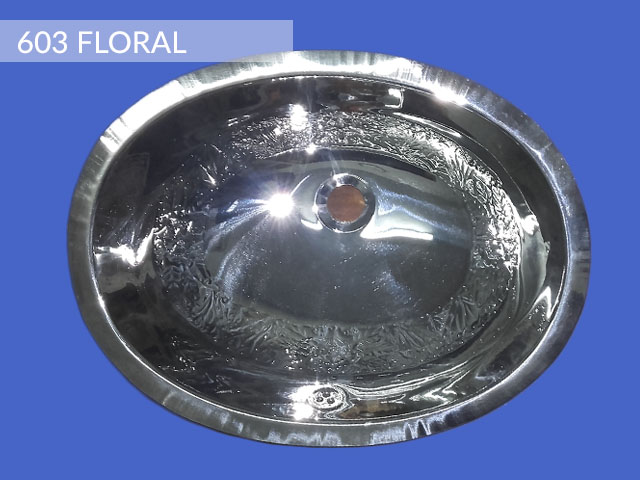 Piletas para Baño Bajomesada de Acero Inoxidable 603