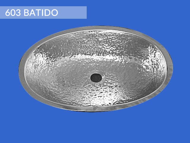 Piletas para Baño Bajomesada de Acero Inoxidable 603