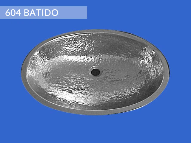 Piletas para Baño Bajomesada de Acero Inoxidable 604