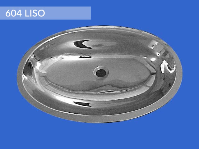 Piletas para Baño Bajomesada de Acero Inoxidable 604