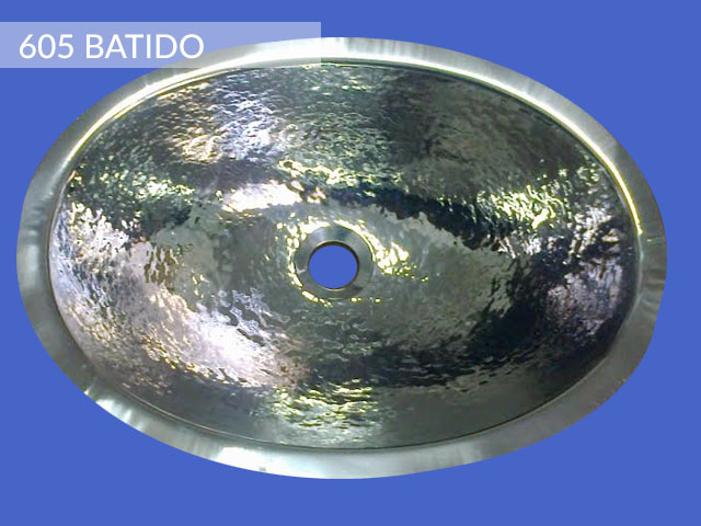 Piletas para Baño Bajomesada de Acero Inoxidable 605