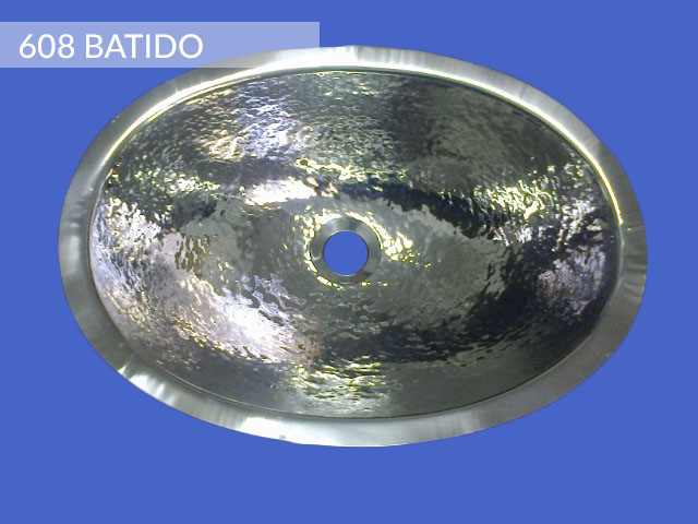 Piletas para Baño Bajomesada de Acero Inoxidable 608