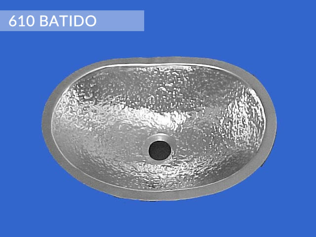 Piletas para Baño Bajomesada de Acero Inoxidable 610