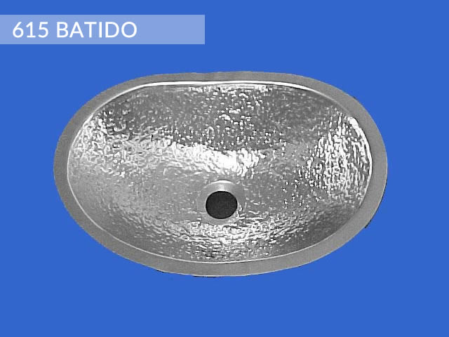 Piletas para Baño Bajomesada de Acero Inoxidable 615