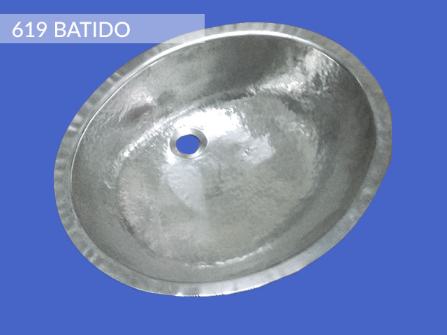 Piletas para Baño Bajomesada de Acero Inoxidable 619