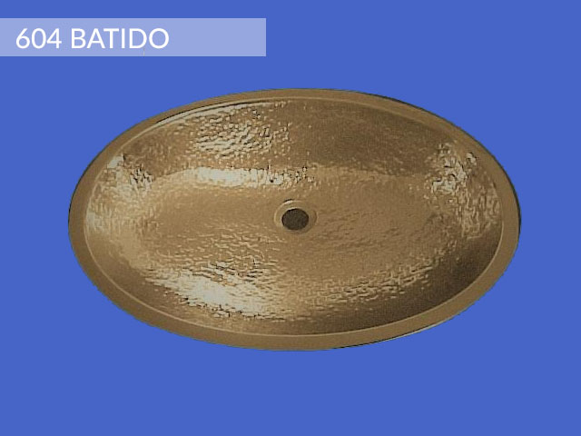 Piletas para Baño Bajomesada de Bronce 604