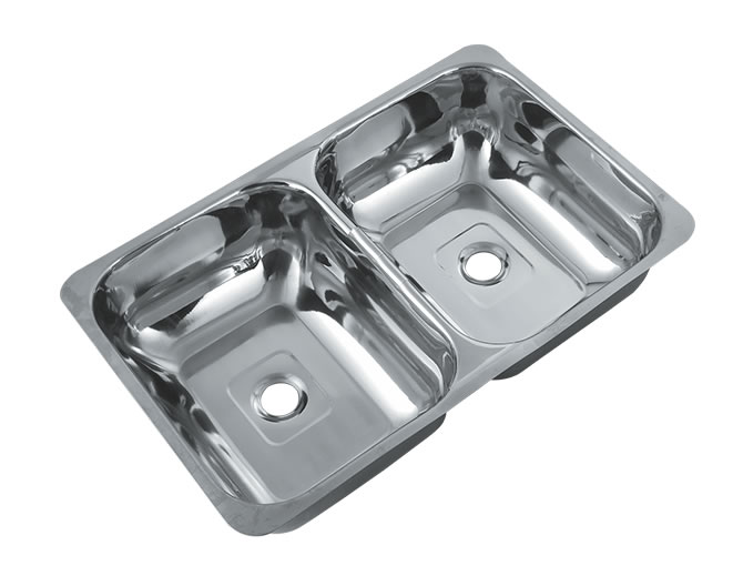 Piletas de cocina dobles MA-30 PE